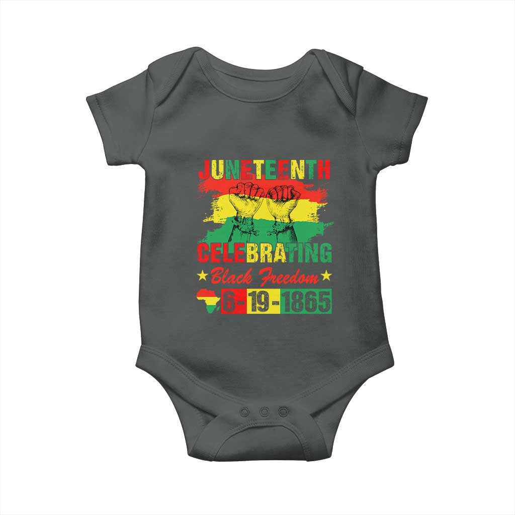 Juneteenth 1865 Baby Onesie Celebrating Black Freedom June 19th African American