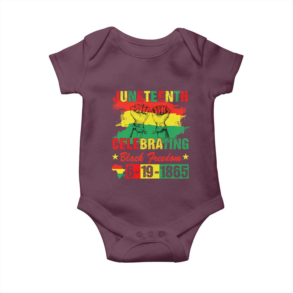 Juneteenth 1865 Baby Onesie Celebrating Black Freedom June 19th African American