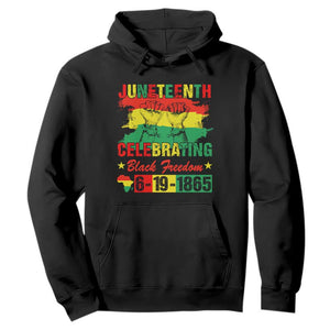 Juneteenth 1865 Hoodie Celebrating Black Freedom June 19th African American