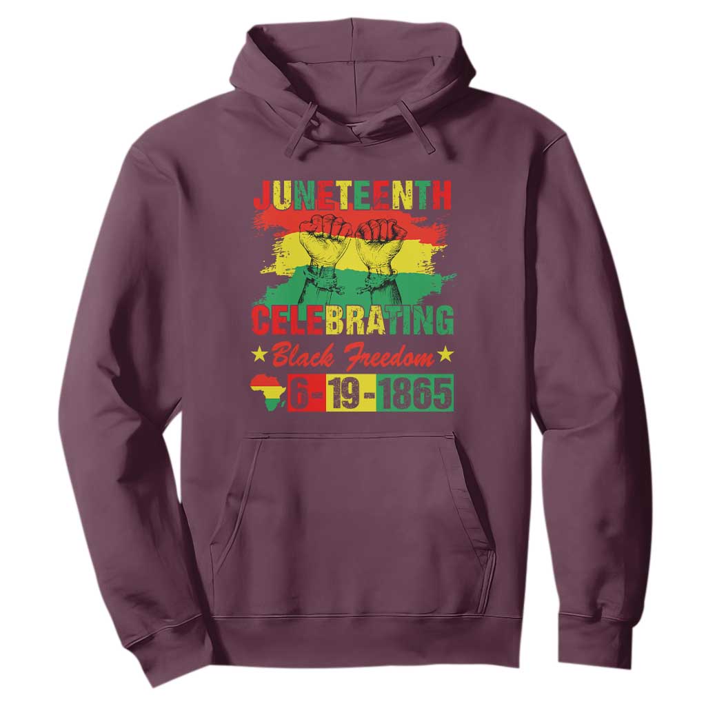 Juneteenth 1865 Hoodie Celebrating Black Freedom June 19th African American