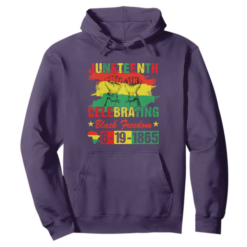 Juneteenth 1865 Hoodie Celebrating Black Freedom June 19th African American