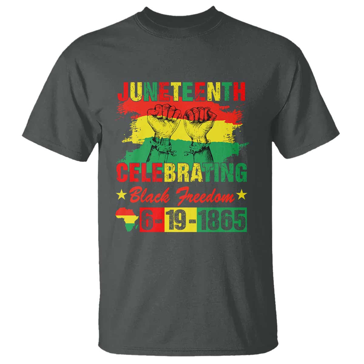 Juneteenth 1865 T Shirt Celebrating Black Freedom June 19th African American