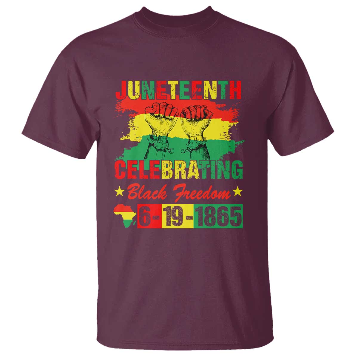 Juneteenth 1865 T Shirt Celebrating Black Freedom June 19th African American