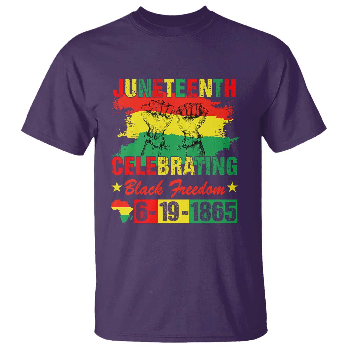 Juneteenth 1865 T Shirt Celebrating Black Freedom June 19th African American
