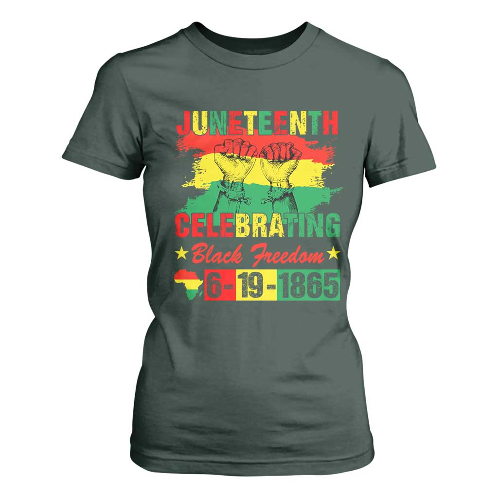 Juneteenth 1865 T Shirt For Women Celebrating Black Freedom June 19th African American