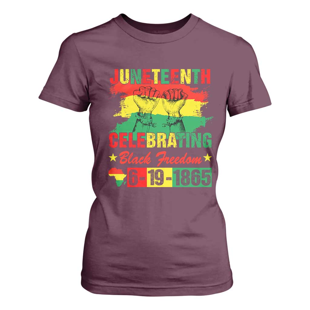 Juneteenth 1865 T Shirt For Women Celebrating Black Freedom June 19th African American