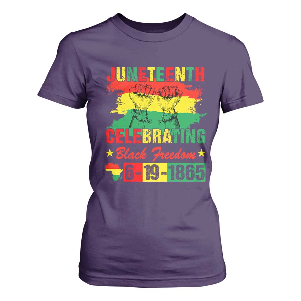 Juneteenth 1865 T Shirt For Women Celebrating Black Freedom June 19th African American