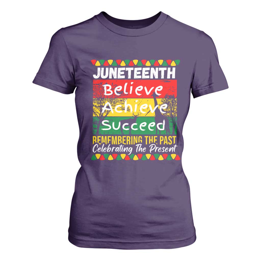 Juneteenth Is My Independence Day T Shirt For Women Black Pride Melanin
