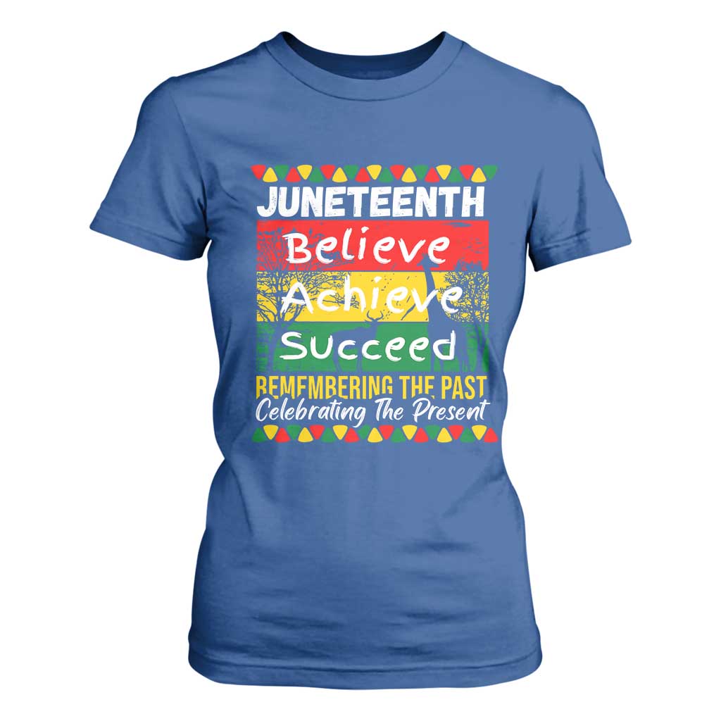 Juneteenth Is My Independence Day T Shirt For Women Black Pride Melanin
