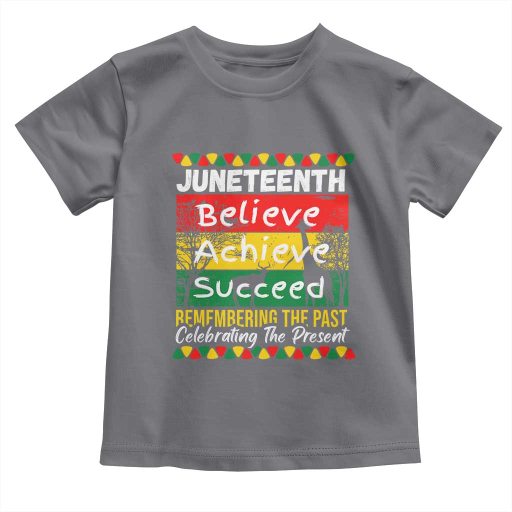 Juneteenth Is My Independence Day Toddler T Shirt Black Pride Melanin