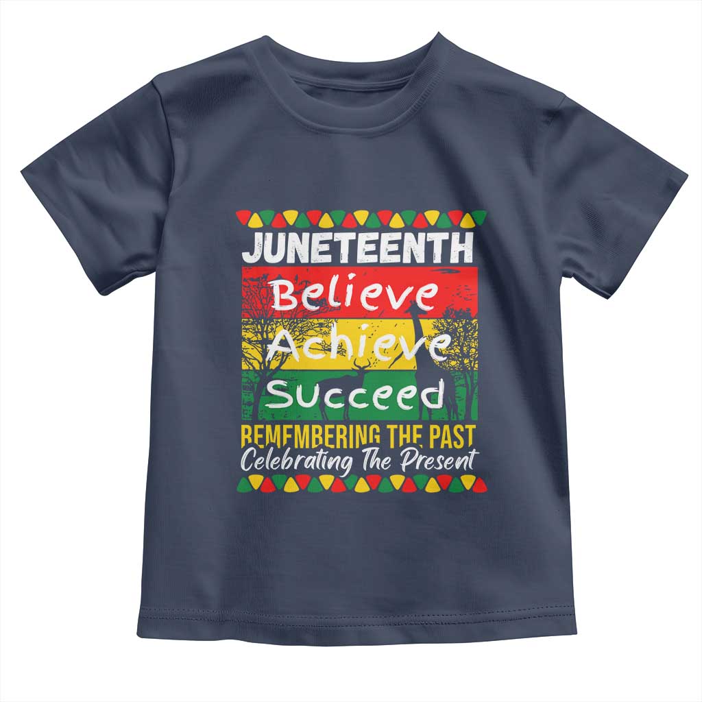 Juneteenth Is My Independence Day Toddler T Shirt Black Pride Melanin