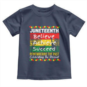 Juneteenth Is My Independence Day Toddler T Shirt Black Pride Melanin