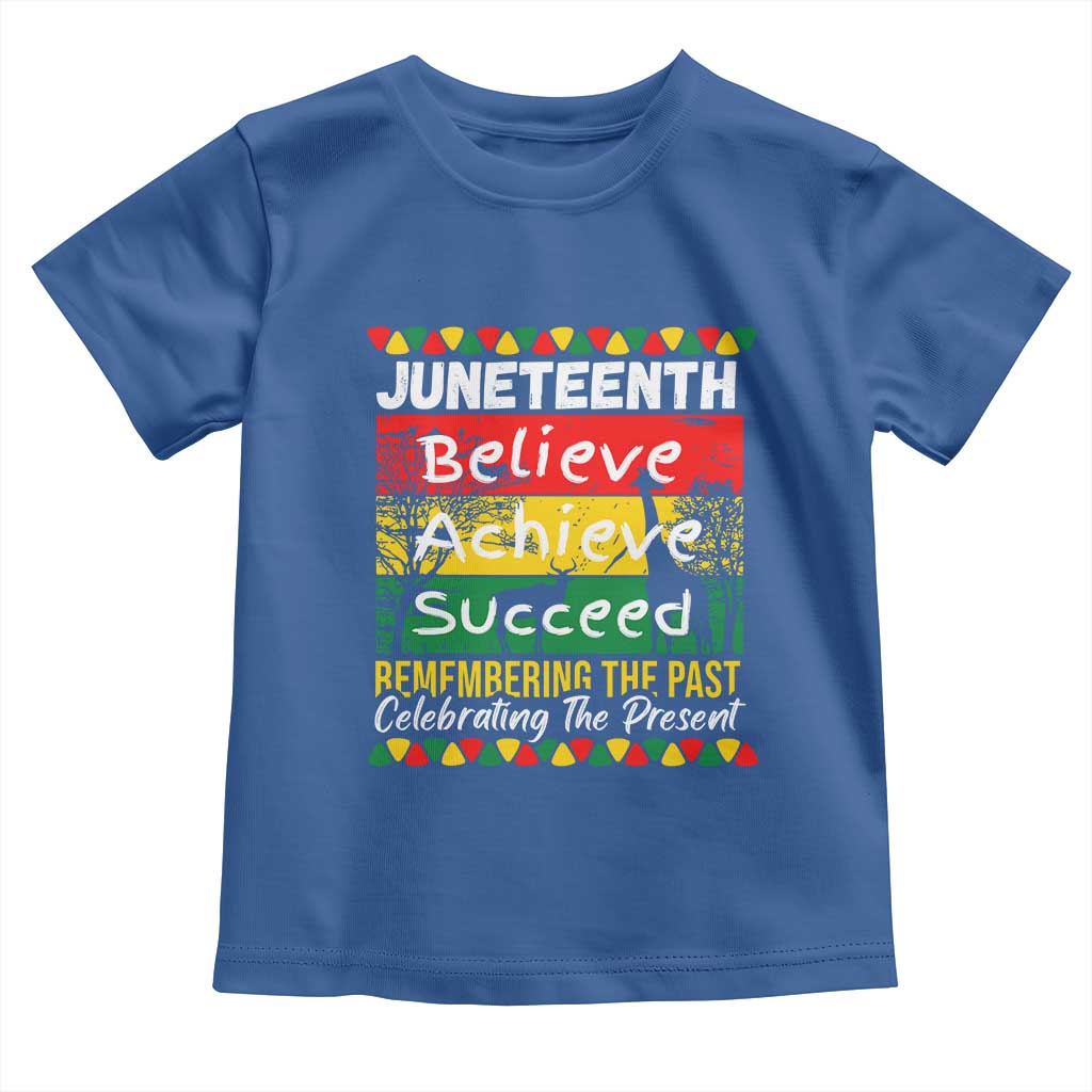 Juneteenth Is My Independence Day Toddler T Shirt Black Pride Melanin