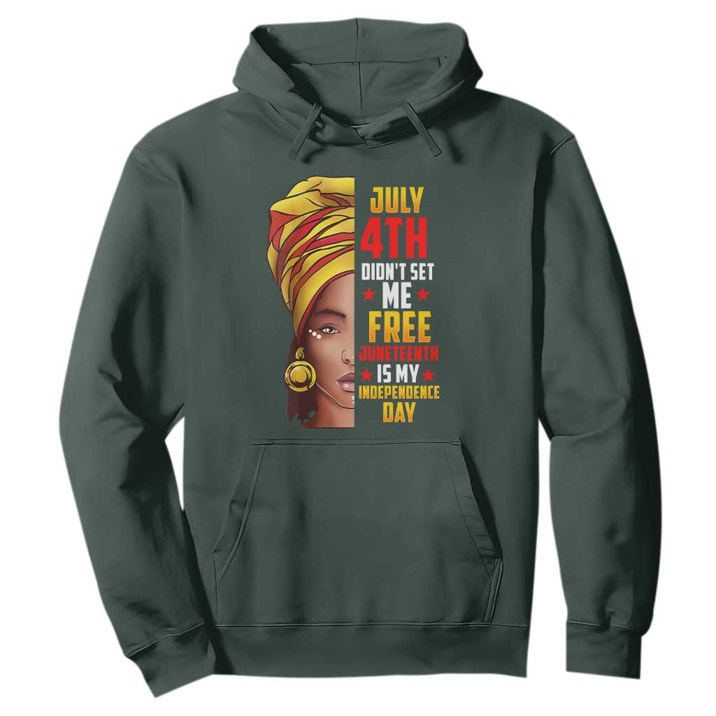 Juneteenth 1866 Hoodie Juneteenth Is My Independence Day for Women