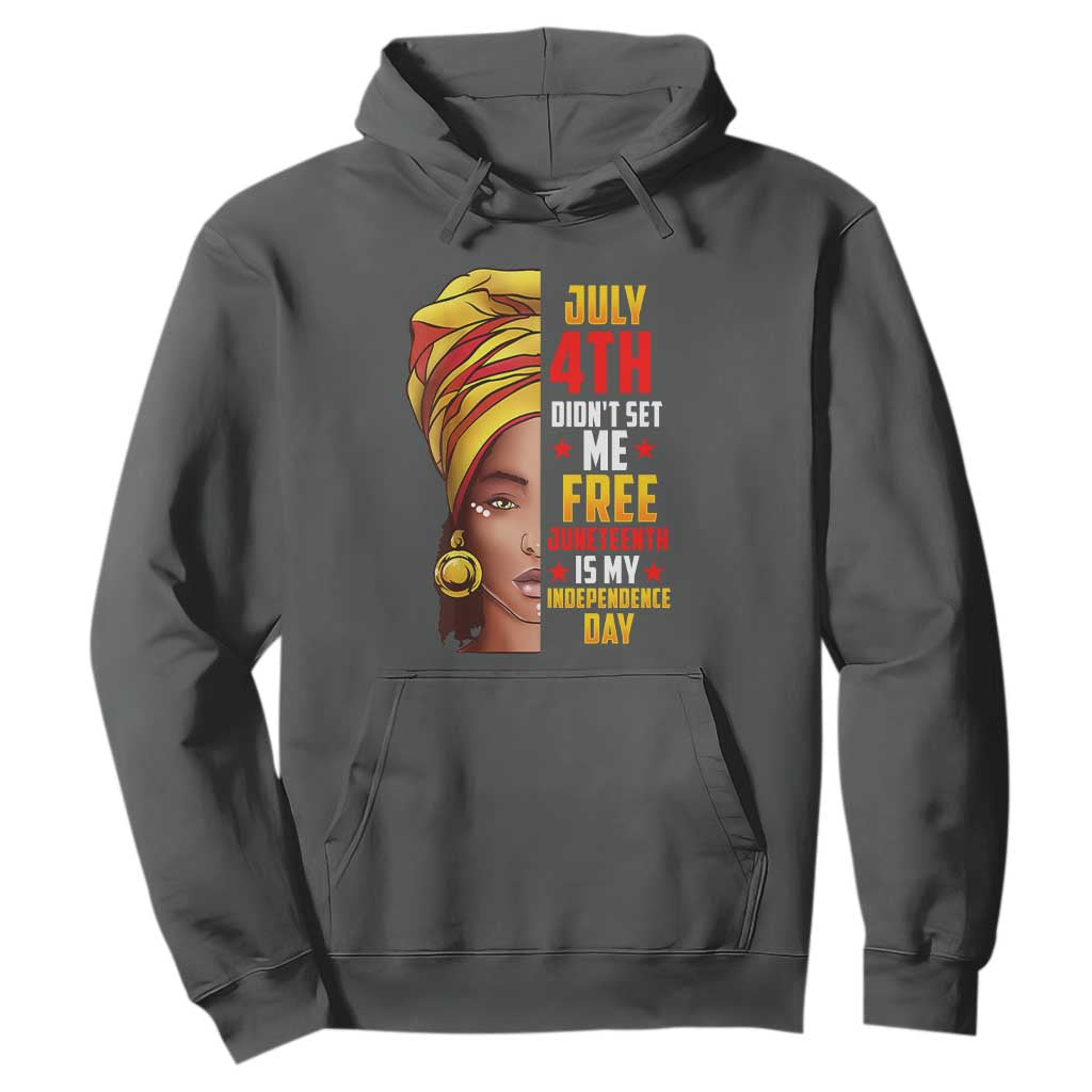 Juneteenth 1866 Hoodie Juneteenth Is My Independence Day for Women