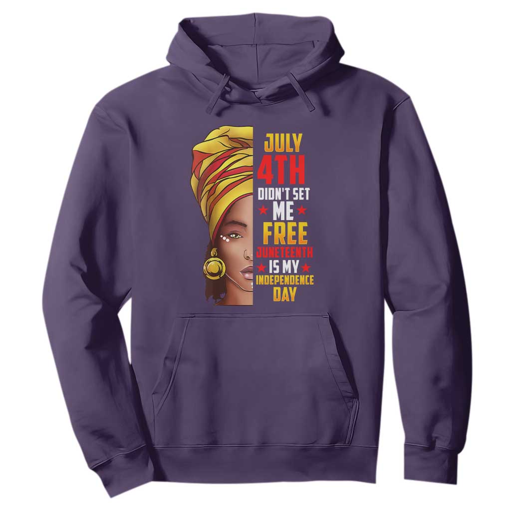 Juneteenth 1866 Hoodie Juneteenth Is My Independence Day for Women