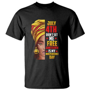 Juneteenth 1866 T Shirt Juneteenth Is My Independence Day for Women