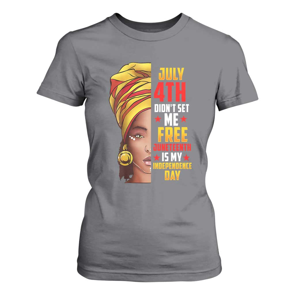 Juneteenth 1866 T Shirt For Women Juneteenth Is My Independence Day for Women