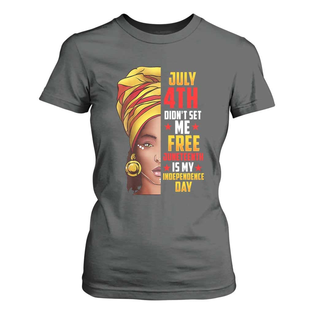 Juneteenth 1866 T Shirt For Women Juneteenth Is My Independence Day for Women