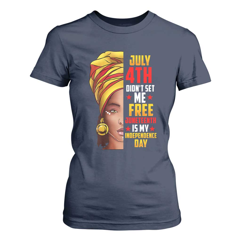 Juneteenth 1866 T Shirt For Women Juneteenth Is My Independence Day for Women