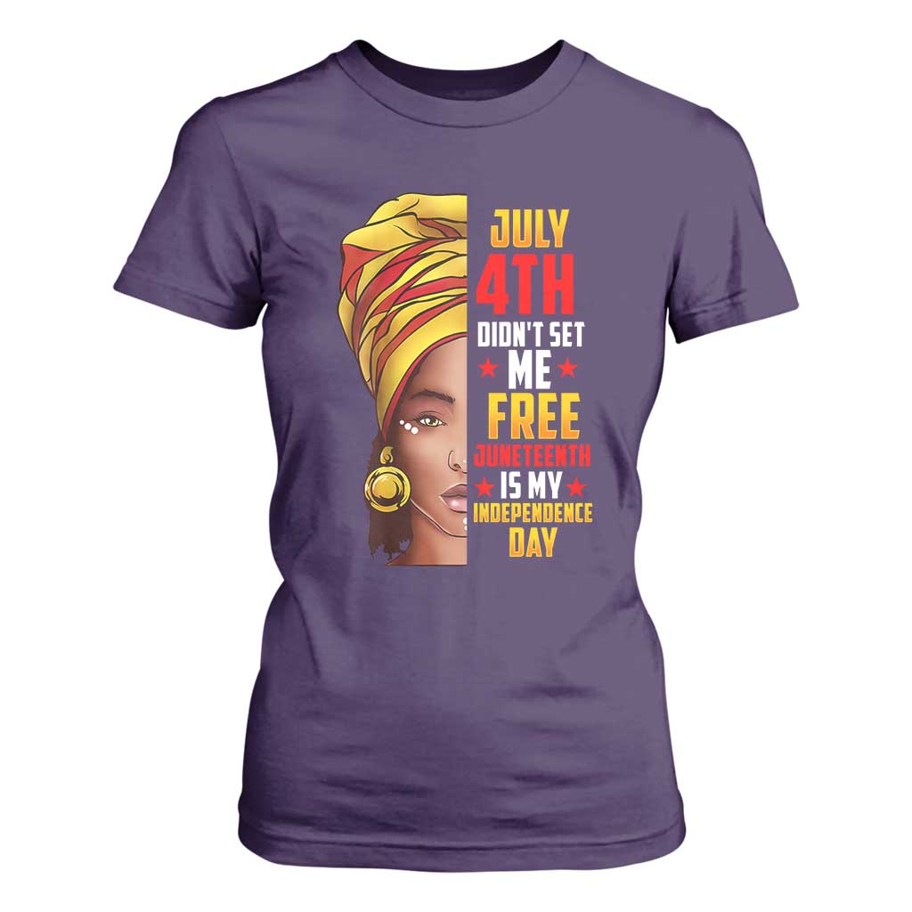 Juneteenth 1866 T Shirt For Women Juneteenth Is My Independence Day for Women
