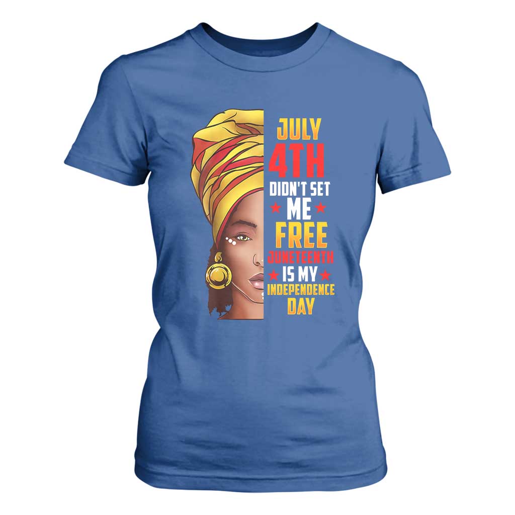 Juneteenth 1866 T Shirt For Women Juneteenth Is My Independence Day for Women