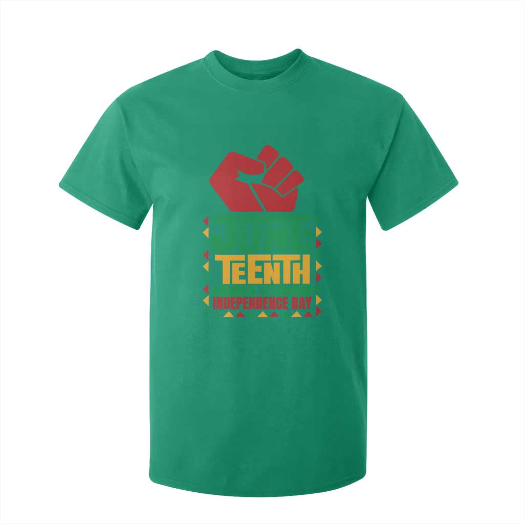 Juneteenth Is My Independence Day T Shirt For Kid Raised Fist