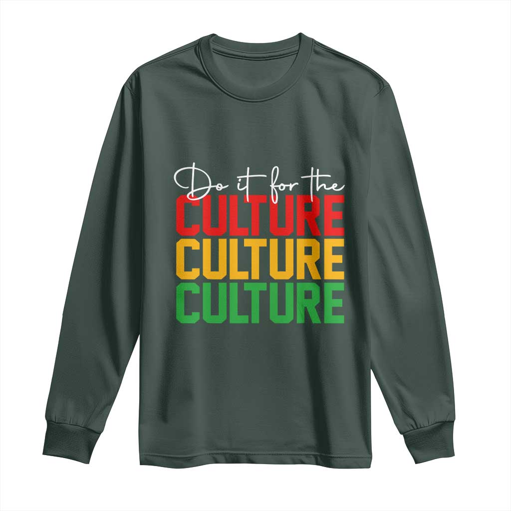 African Pride Long Sleeve Shirt Do It For The Culture
