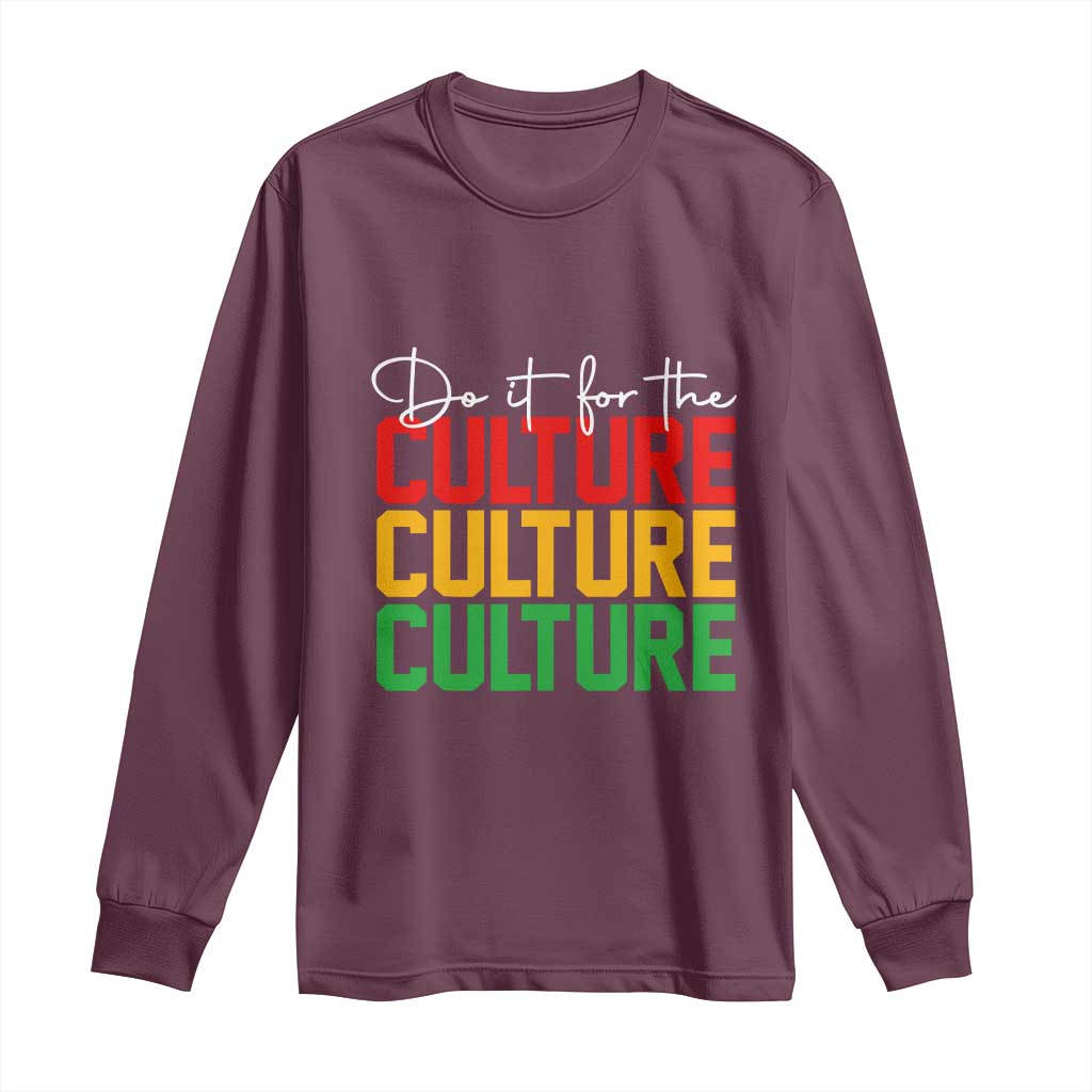 African Pride Long Sleeve Shirt Do It For The Culture