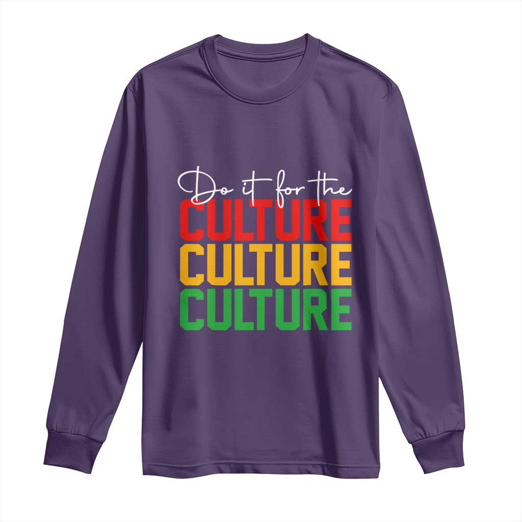 African Pride Long Sleeve Shirt Do It For The Culture