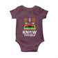 African American History Baby Onesie Know Thyself Break The Chains