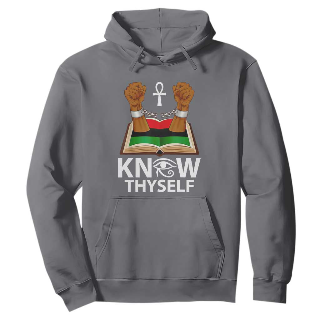 African American History Hoodie Know Thyself Break The Chains