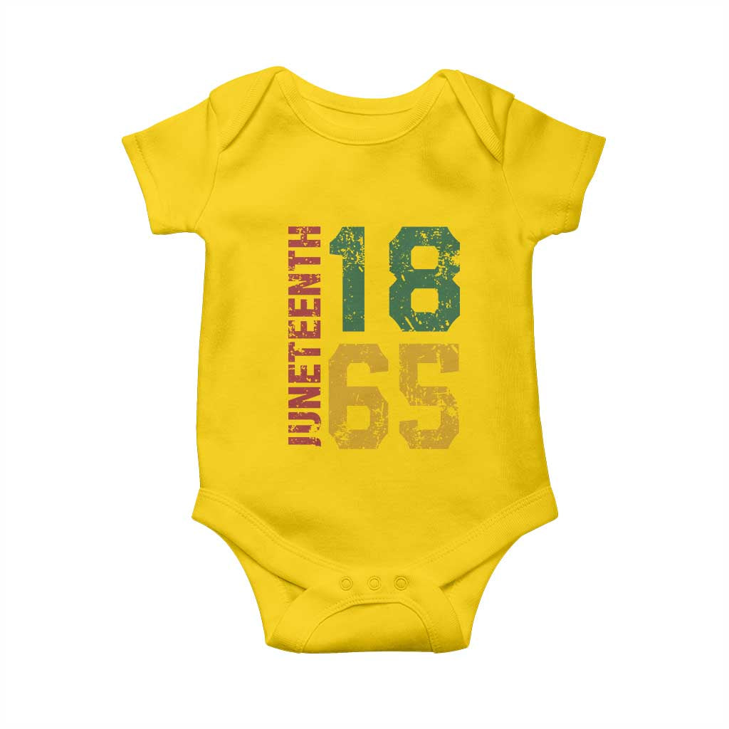 Juneteenth Baby Onesie Celebrating Freedom In African History Since 1865