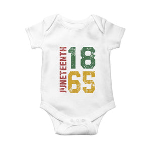 Juneteenth Baby Onesie Celebrating Freedom In African History Since 1865