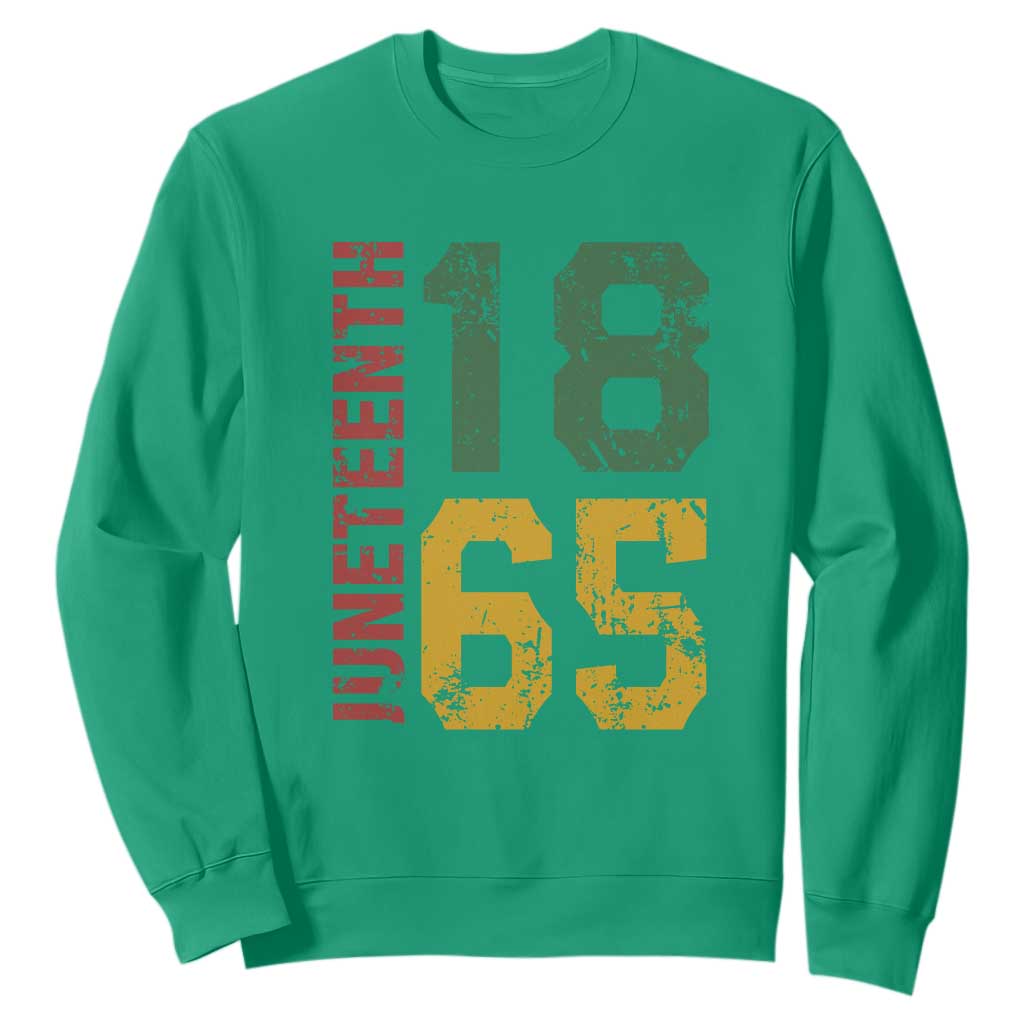 Juneteenth Sweatshirt Celebrating Freedom In African History Since 1865