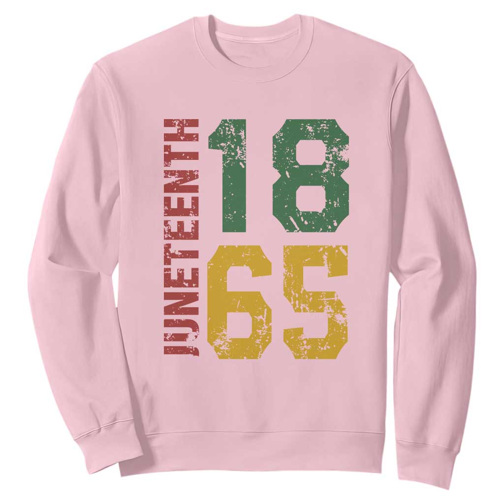 Juneteenth Sweatshirt Celebrating Freedom In African History Since 1865