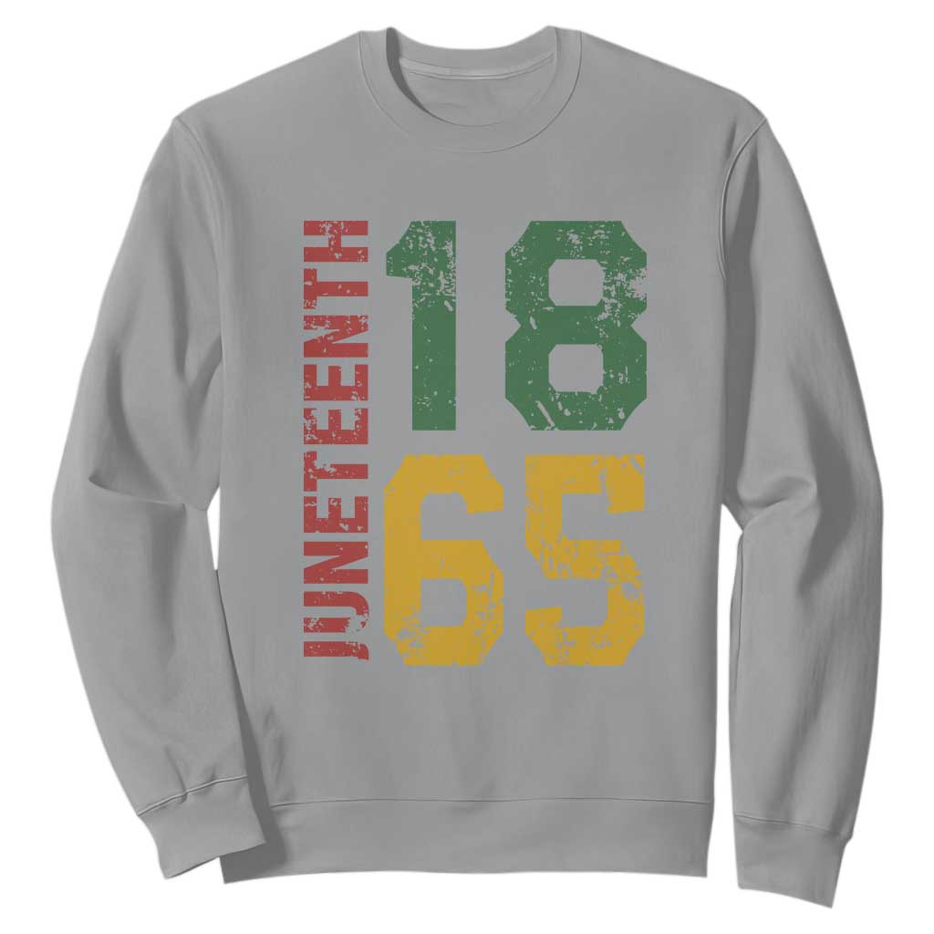Juneteenth Sweatshirt Celebrating Freedom In African History Since 1865