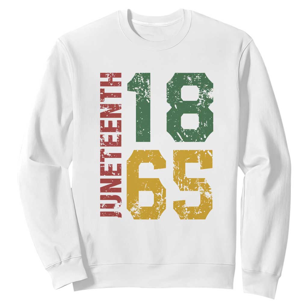 Juneteenth Sweatshirt Celebrating Freedom In African History Since 1865