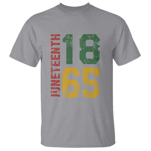 Juneteenth T Shirt Celebrating Freedom In African History Since 1865