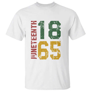 Juneteenth T Shirt Celebrating Freedom In African History Since 1865