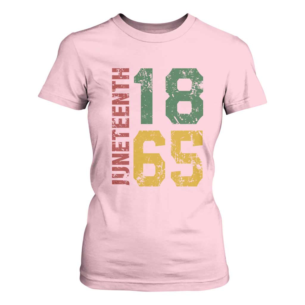 Juneteenth T Shirt For Women Celebrating Freedom In African History Since 1865