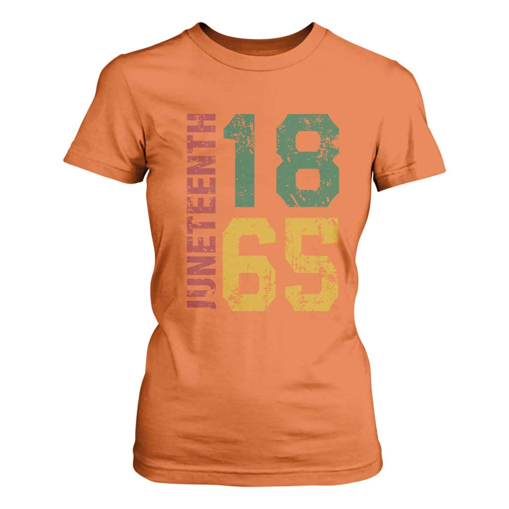 Juneteenth T Shirt For Women Celebrating Freedom In African History Since 1865