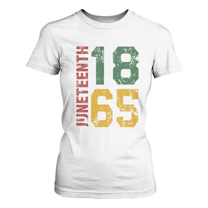 Juneteenth T Shirt For Women Celebrating Freedom In African History Since 1865