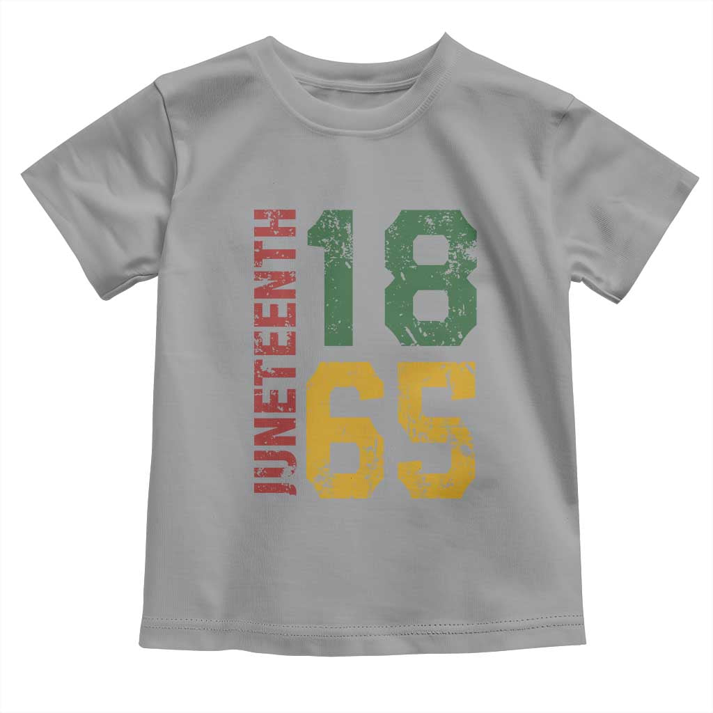 Juneteenth Toddler T Shirt Celebrating Freedom In African History Since 1865