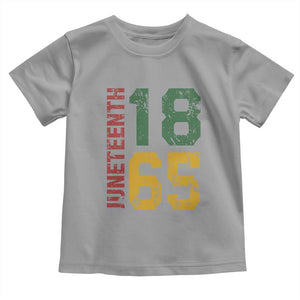 Juneteenth Toddler T Shirt Celebrating Freedom In African History Since 1865