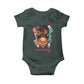 African American Nurse Baby Onesie Nursing Black Messy Bun