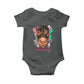 African American Nurse Baby Onesie Nursing Black Messy Bun