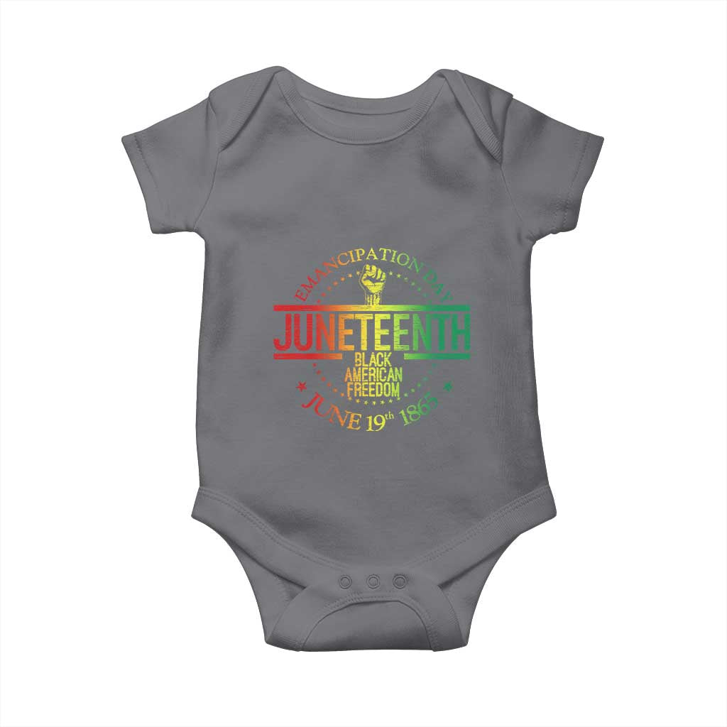 Emancipation Day Juneteenth 1865 Baby Onesie Black American Freedom History June 19th
