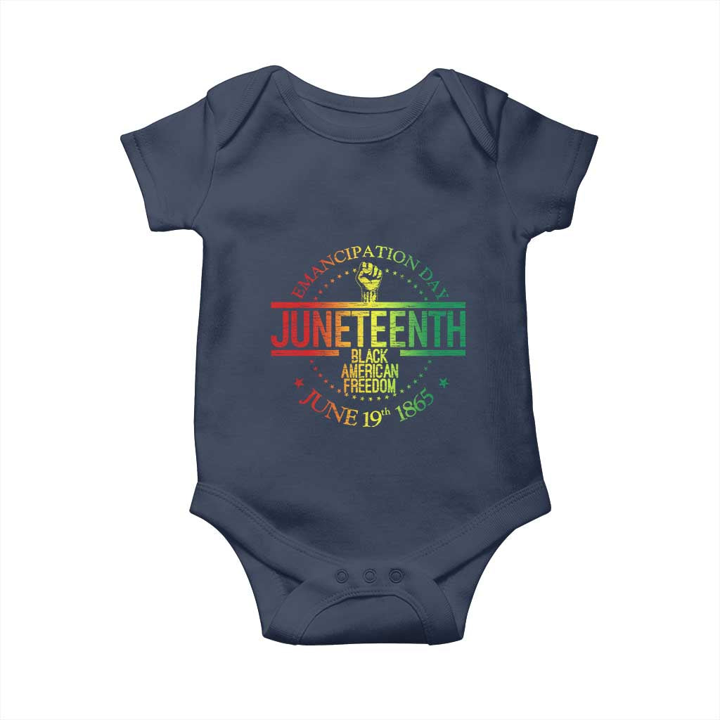 Emancipation Day Juneteenth 1865 Baby Onesie Black American Freedom History June 19th
