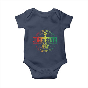 Emancipation Day Juneteenth 1865 Baby Onesie Black American Freedom History June 19th